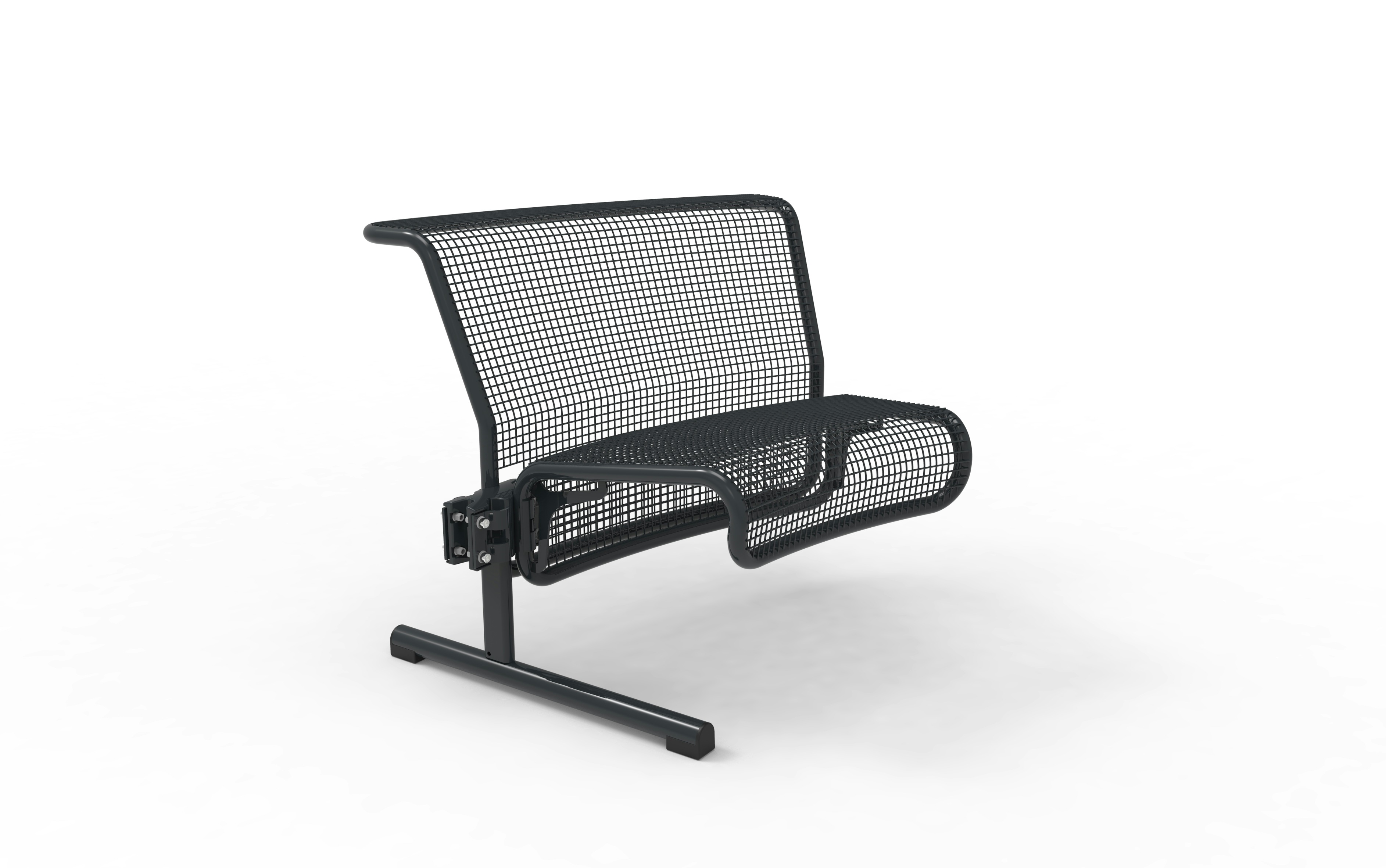 Olympia Anbauelement mit Rückenlehne gebogen innen 1-sitzig (mobil) Produktbild