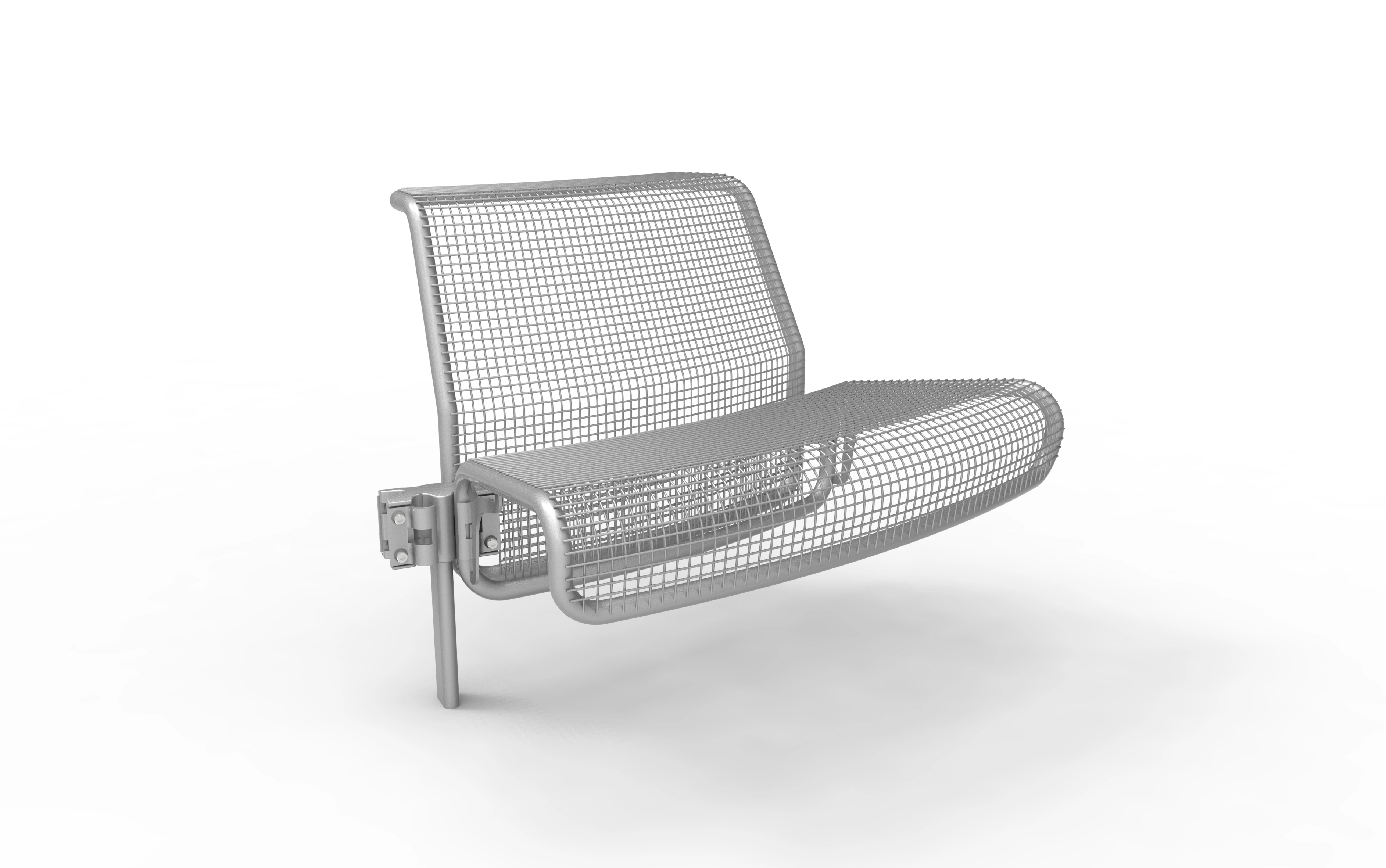 Olympia Anbauelement mit Rückenlehne gebogen außen 1-sitzig (ortsfest) Produktbild FV S