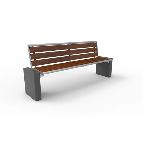 Sitzbank Gloria Style mit Pagholzbelattung und Sichtbetonfüßen Produktbild FV S