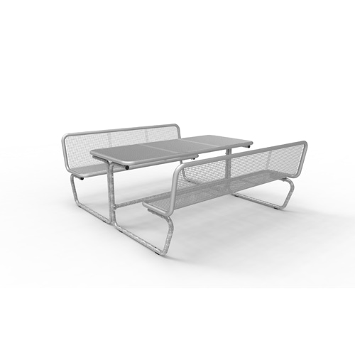 Sitz-Tisch Kombination Parador Harmony mit beidseitiger Rückenlehne Produktbild FV S