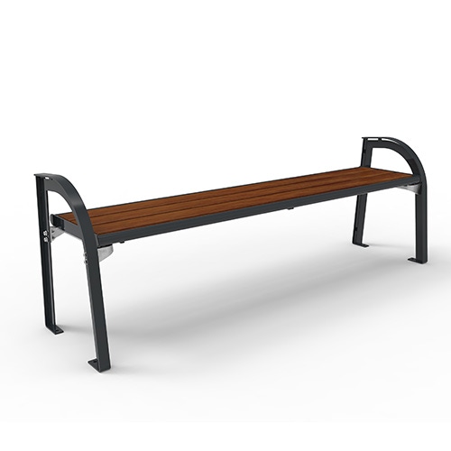 Bank Stella Style ohne Rückenlehne mit Pagholzbelattung Produktbild MV S