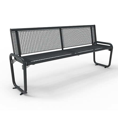 Bank Primavera Style ohne Armlehne mit Rückenlehne - Drahtgitter Produktbild MV S