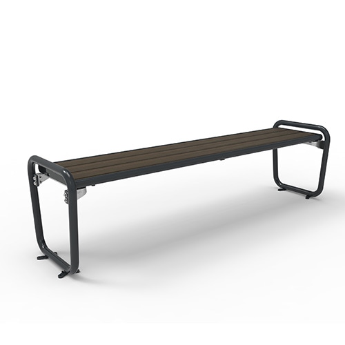 Bank Primavera Style ohne Armlehne und Rückenlehne - Bambus dunkel Produktbild