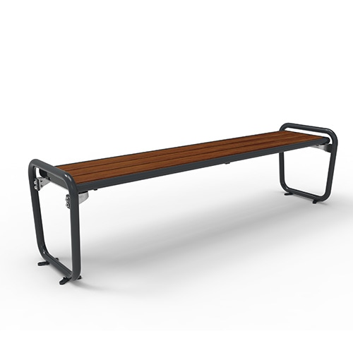 Bank Primavera Style ohne Armlehne und Rückenlehne - Pagholz Produktbild