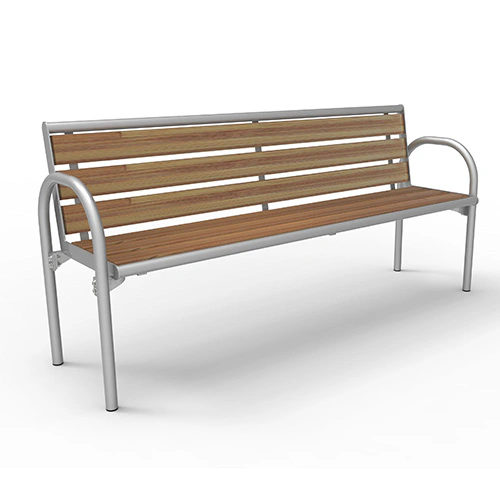 Bank Siesta Style mit Rückenlehne und Bambusbelattung Savanna - ortsfest Produktbild MV S