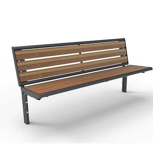 Bank Piazza Plus Style mit Bambusbelattung Savanna - ortsfest Produktbild MV S