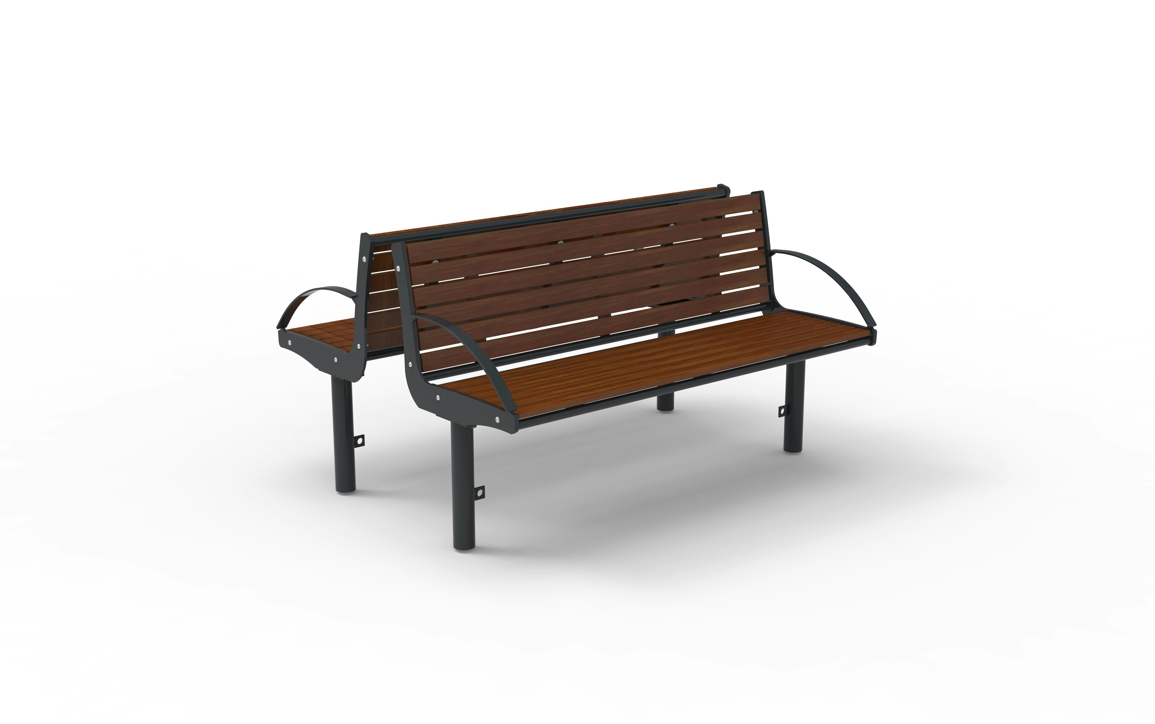 Bank Intersit Pagholz 3+3-sitzig - FP170 Produktbild