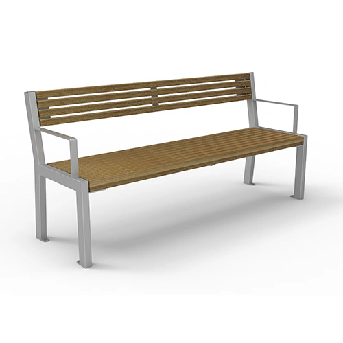 Bank Patio mit Rückenlehne und Armlehne Robinie Produktbild