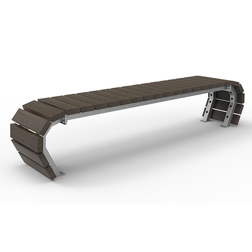 Bank Olympia Luna Flow 3-sitzig Bambus dunkel Produktbild FV S