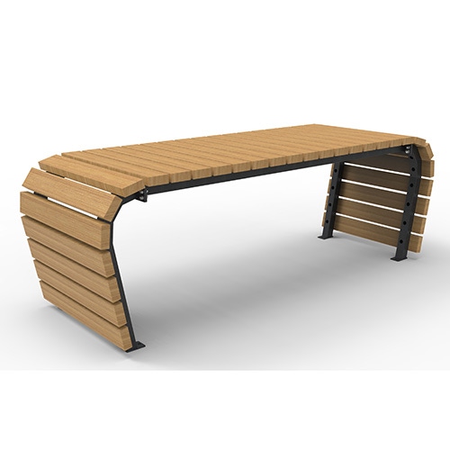 Tisch Olympia Luna Flow Iroko Produktbild