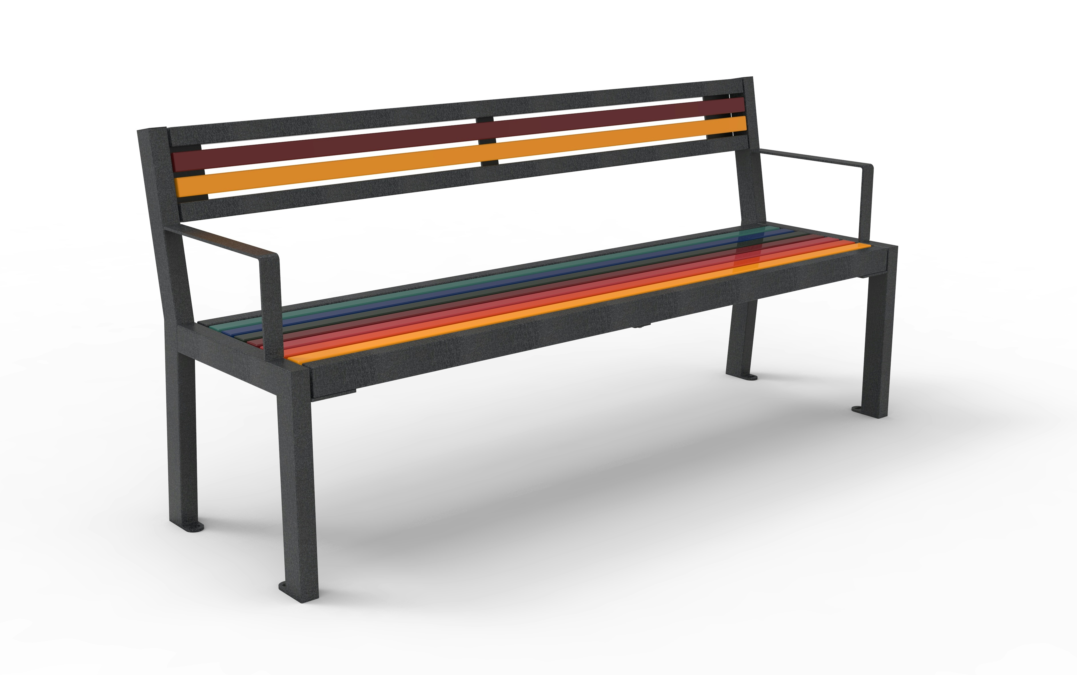 BANK PATIO RAINBOW mit Rücken- und Armlehne Produktbild