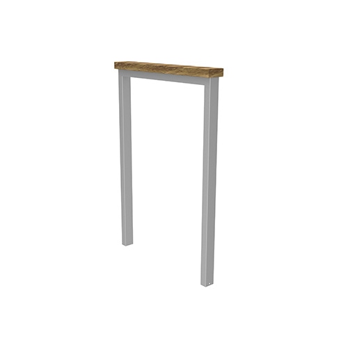 Anlehnbügel Patio m. Auflage aus Robinie ortsfest Produktbild FV S