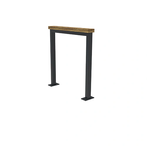 Anlehnbügel Patio mit Auflage aus Robinie FP0 Produktbild FV S