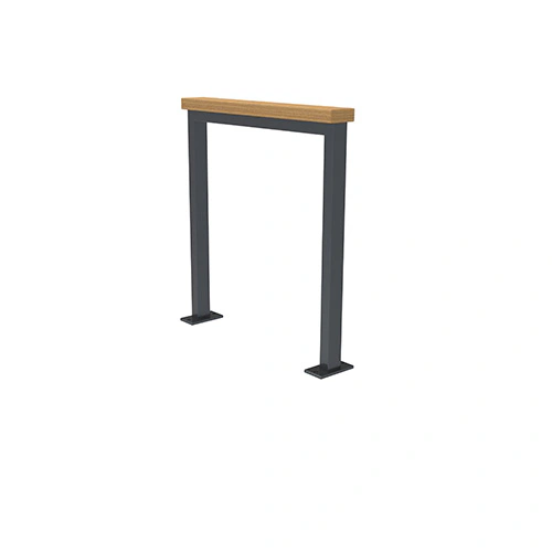 Anlehnbügel Patio mit Auflage aus Iroko FP0 Produktbild FV S
