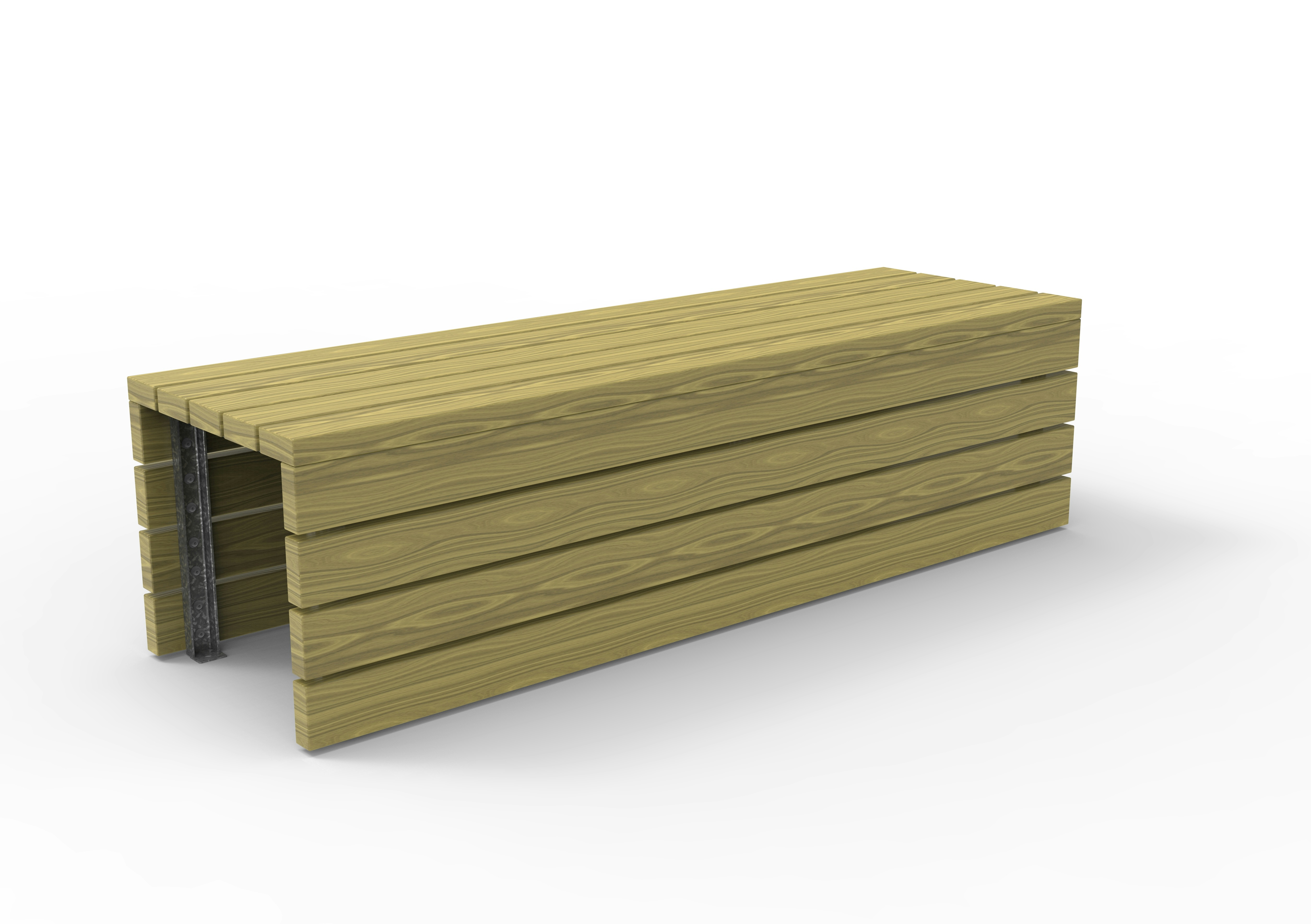 Bank Palazzo mit Robinienbelattung Produktbild