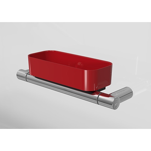 Duschablage DA rubinrot Produktbild