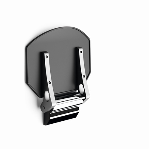 Duschklappsitz DKP/CL Sitz anthrazitgrau Produktbild FV2 S