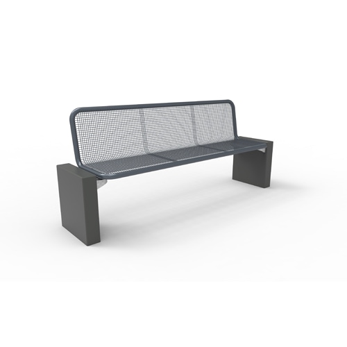 Sitzbank Gloria Harmony 1800mm mit Sichtbetonfuß Produktbild FV S