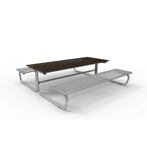 Bambino mit Massiv Tischplatte  Sitzflächen Style mit Drahtgitter Inlett ohne Rückenlehne Produktbild FV S