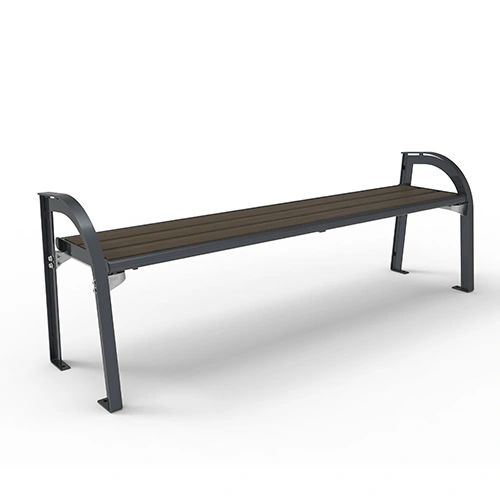 Bank Stella Style ohne Rückenlehne mit Bambusbelattung dunkel Produktbild MV S