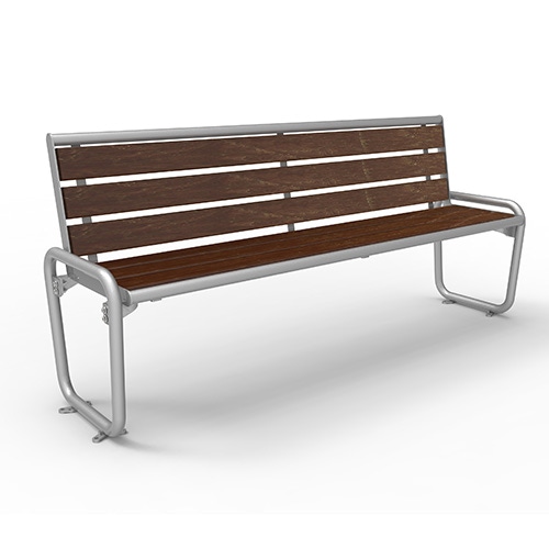 Bank Primavera Style ohne Armlehne mit Rückenlehne - Recyclingkunststoff Produktbild FV S