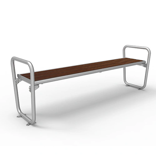 Bank Primavera Style mit Armlehne ohne Rückenlehne - Recyclingkunsstoff Produktbild FV S