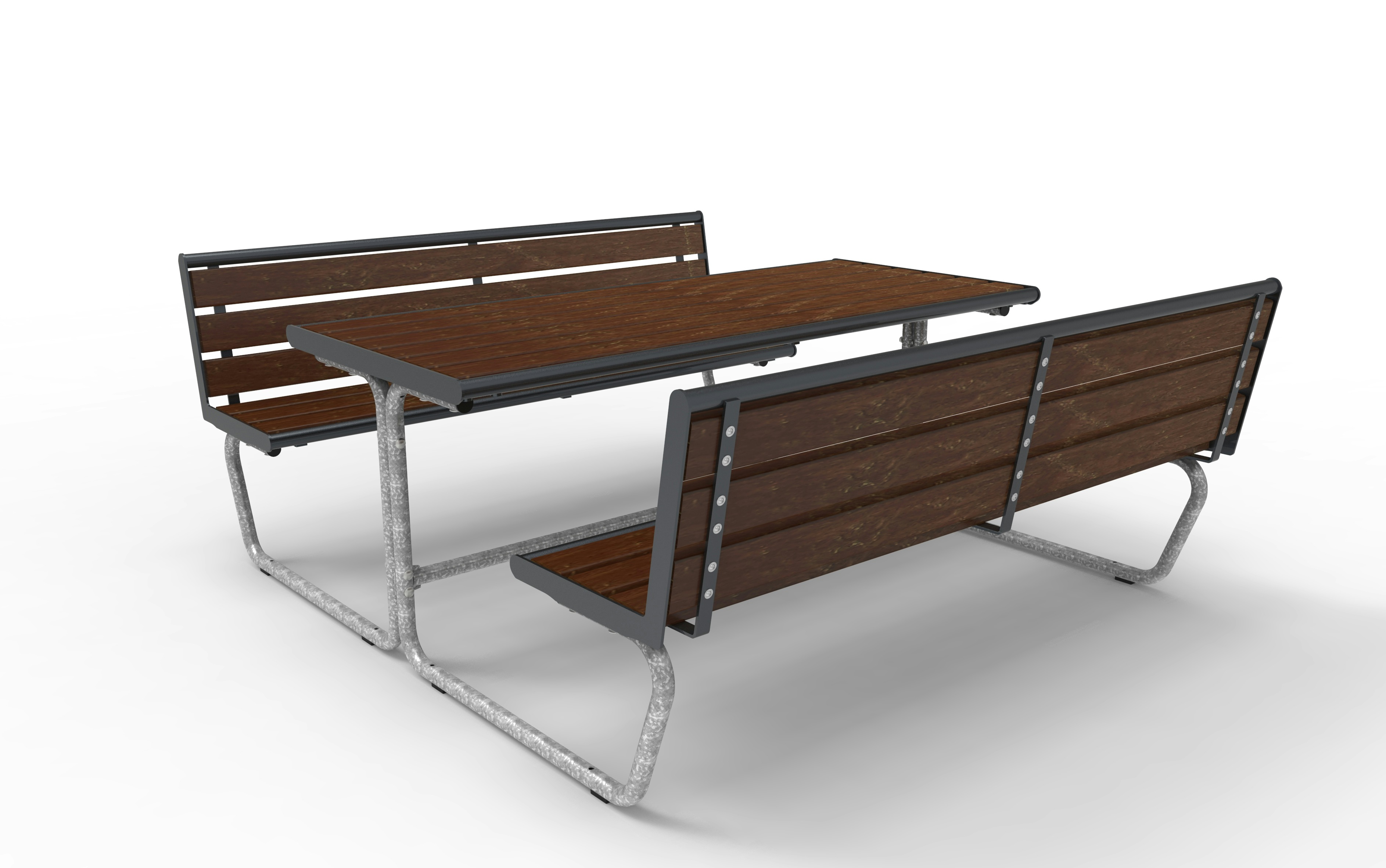 Parador Style mit Recyclingkunststoffbohlen mit beidseitiger Rückenlehne Produktbild FV S