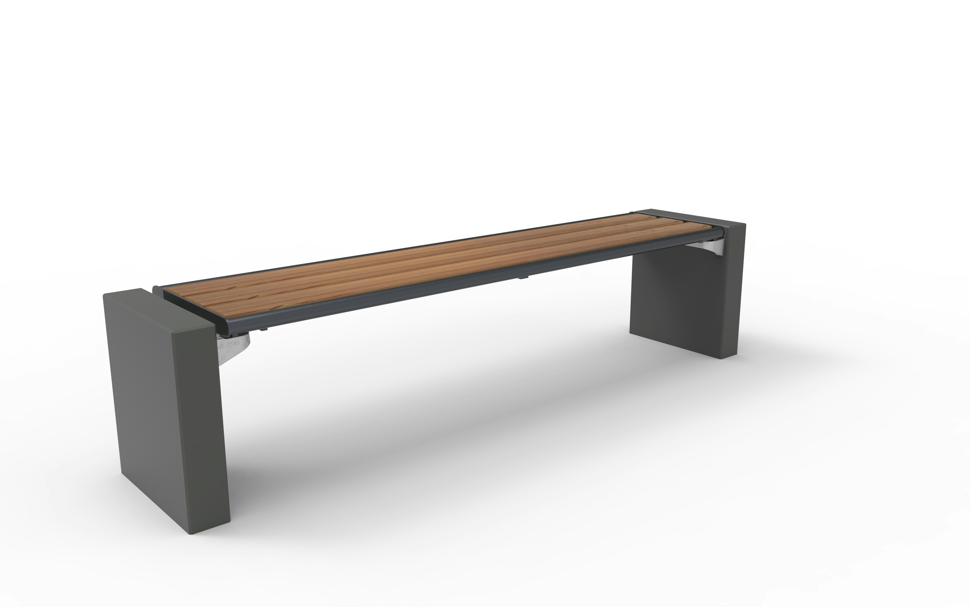 Bank Gloria Style mit Bambusbelattung Savanna ohne Rückenlehne Produktbild FV S