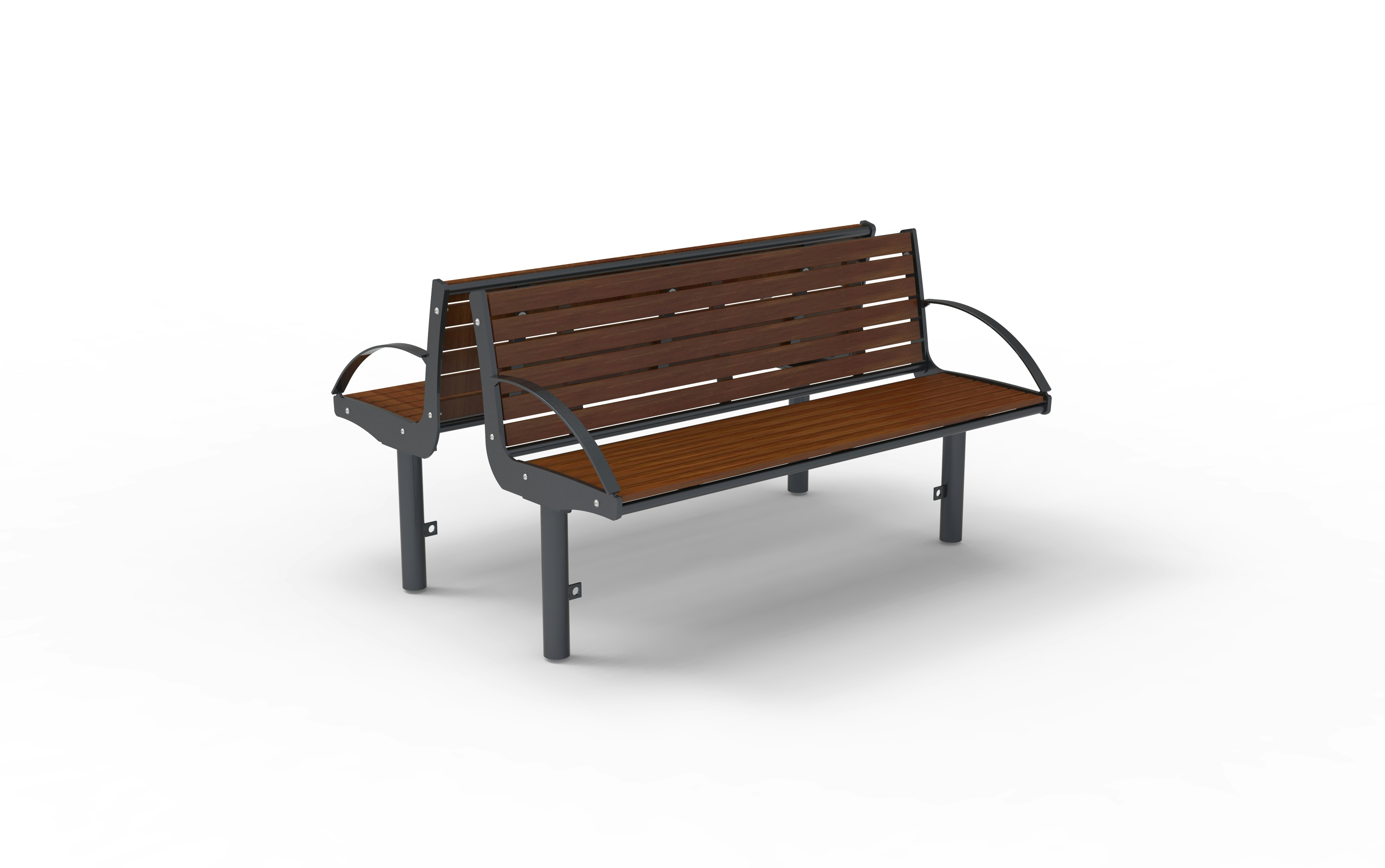 Bank Intersit Pagholz 3+3-sitzig - FP170 Produktbild FV S