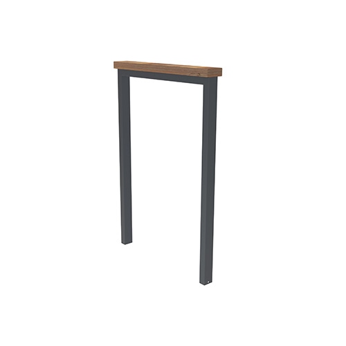 Anlehnbügel Patio m. Auflage aus Bambus Savanna ortsfest Produktbild FV S