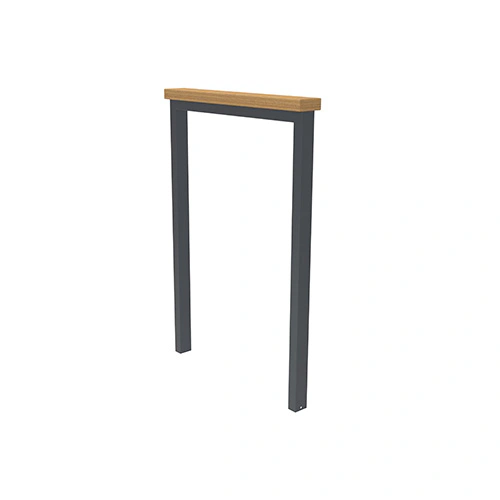 Anlehnbügel Patio m. Auflage aus Iroko ortsfest Produktbild FV S