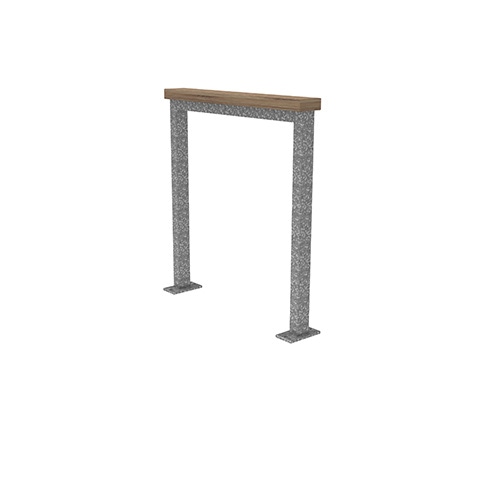 Anlehnbügel Patio mit Auflage aus Bambus Savanna FP0 Produktbild FV S