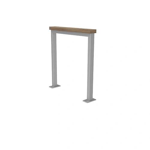Anlehnbügel Patio mit Auflage aus Bambus Savanna FP0 Produktbild FV S