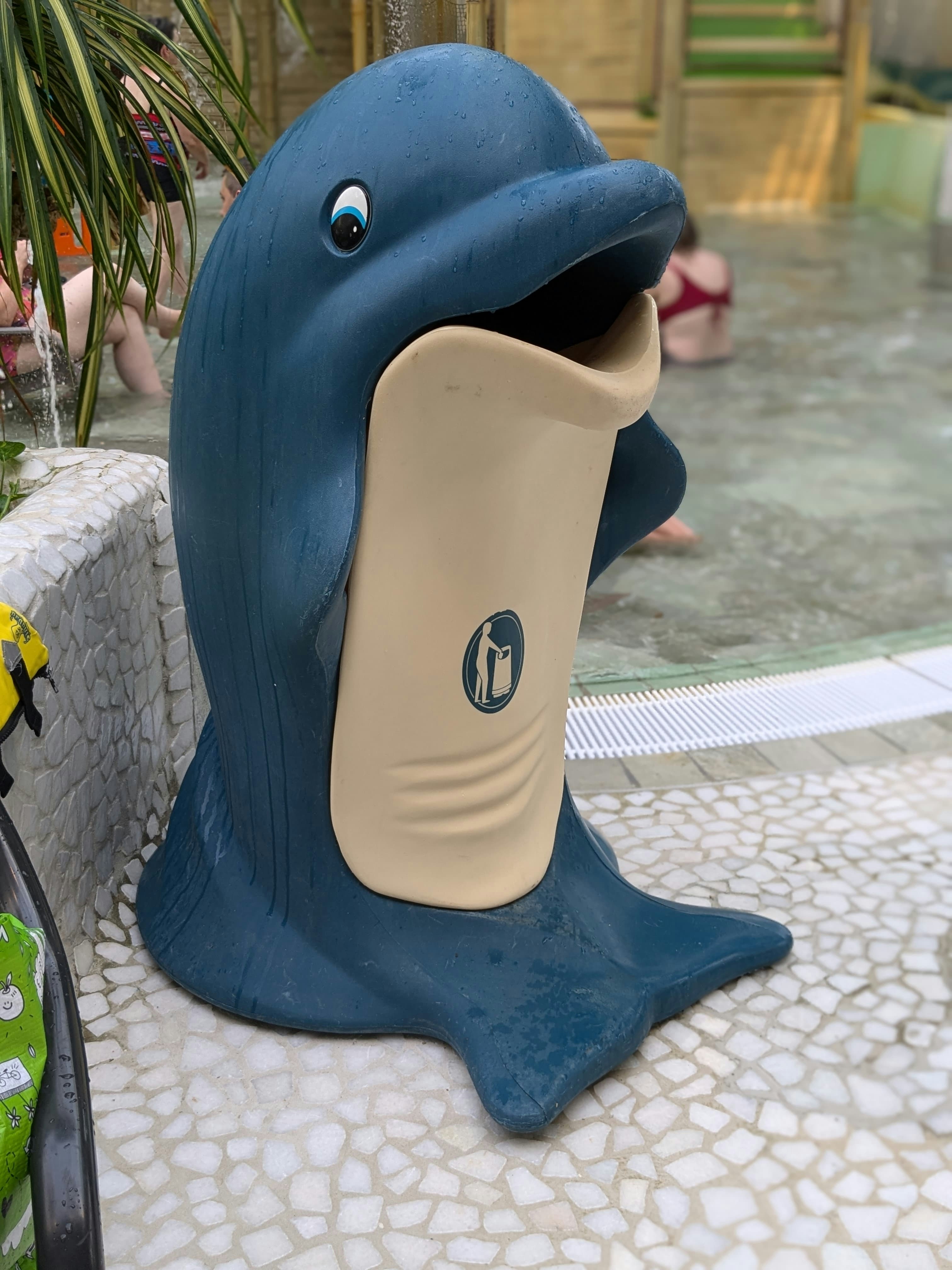 Abfallbehälter Delfin Splash Produktbild F2 S