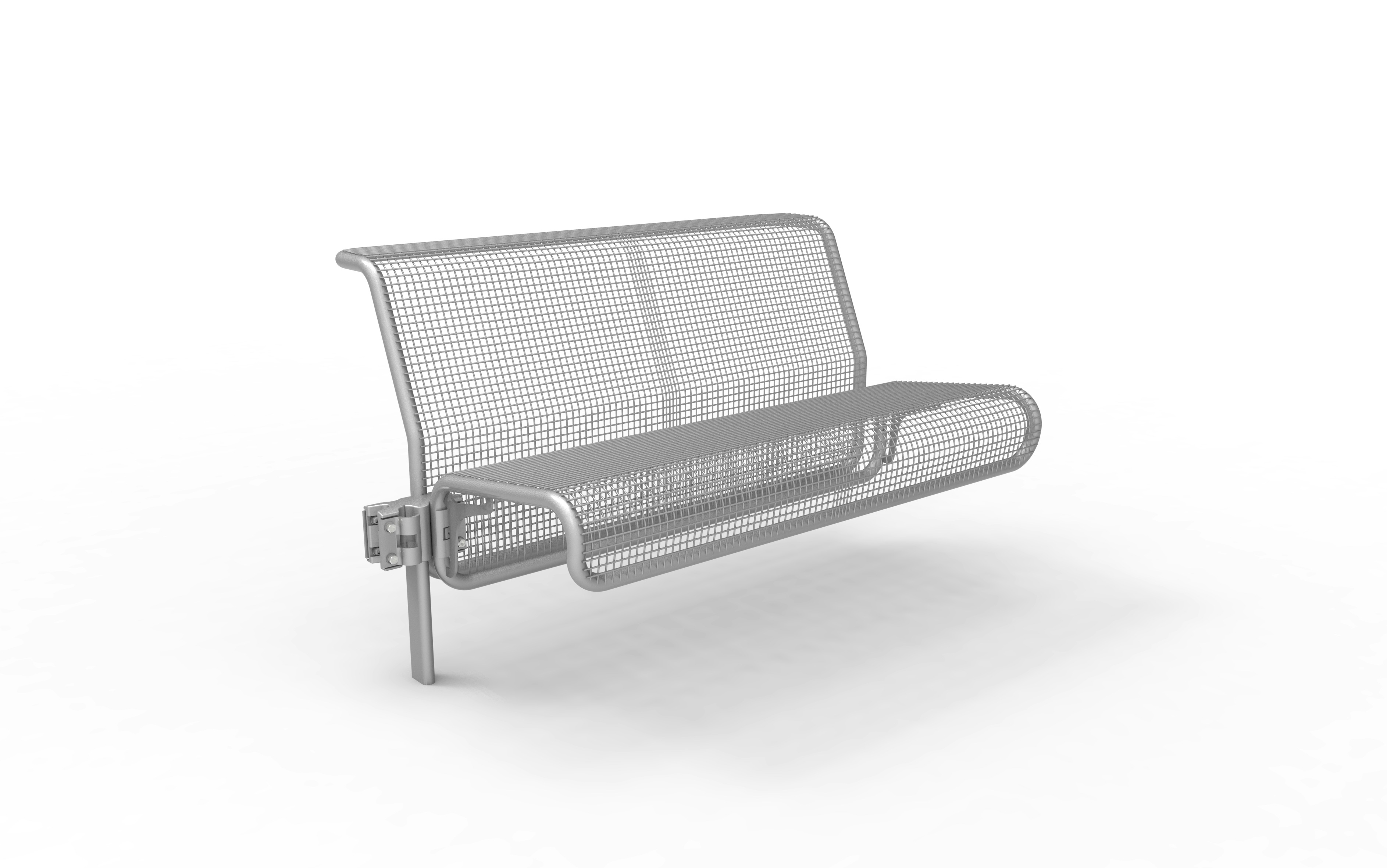 Olympia Anbauelement mit Rückenlehne gerade 2-sitzig (ortsfest) Produktbild FV S