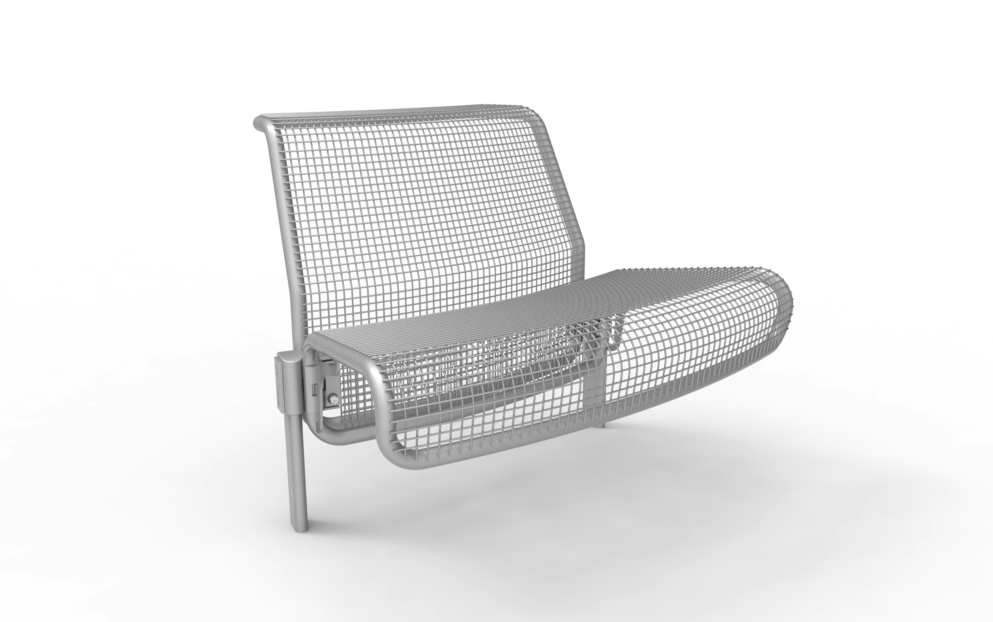 Olympia Grundelement mit Rückenlehne gebogen außen 1-sitzig (ortsfest) Produktbild FV S