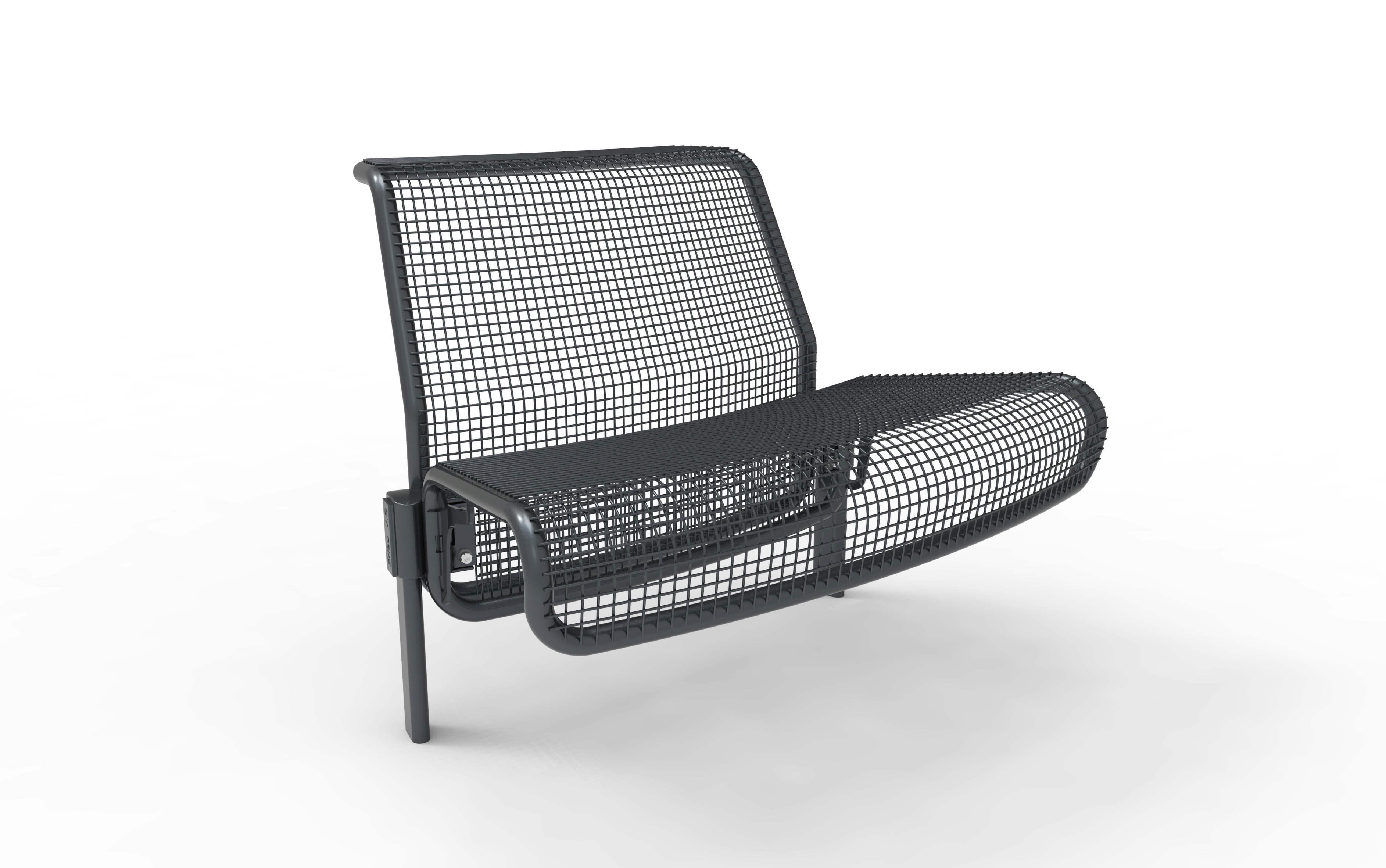 Olympia Grundelement mit Rückenlehne gebogen außen 1-sitzig (ortsfest) Produktbild FV S