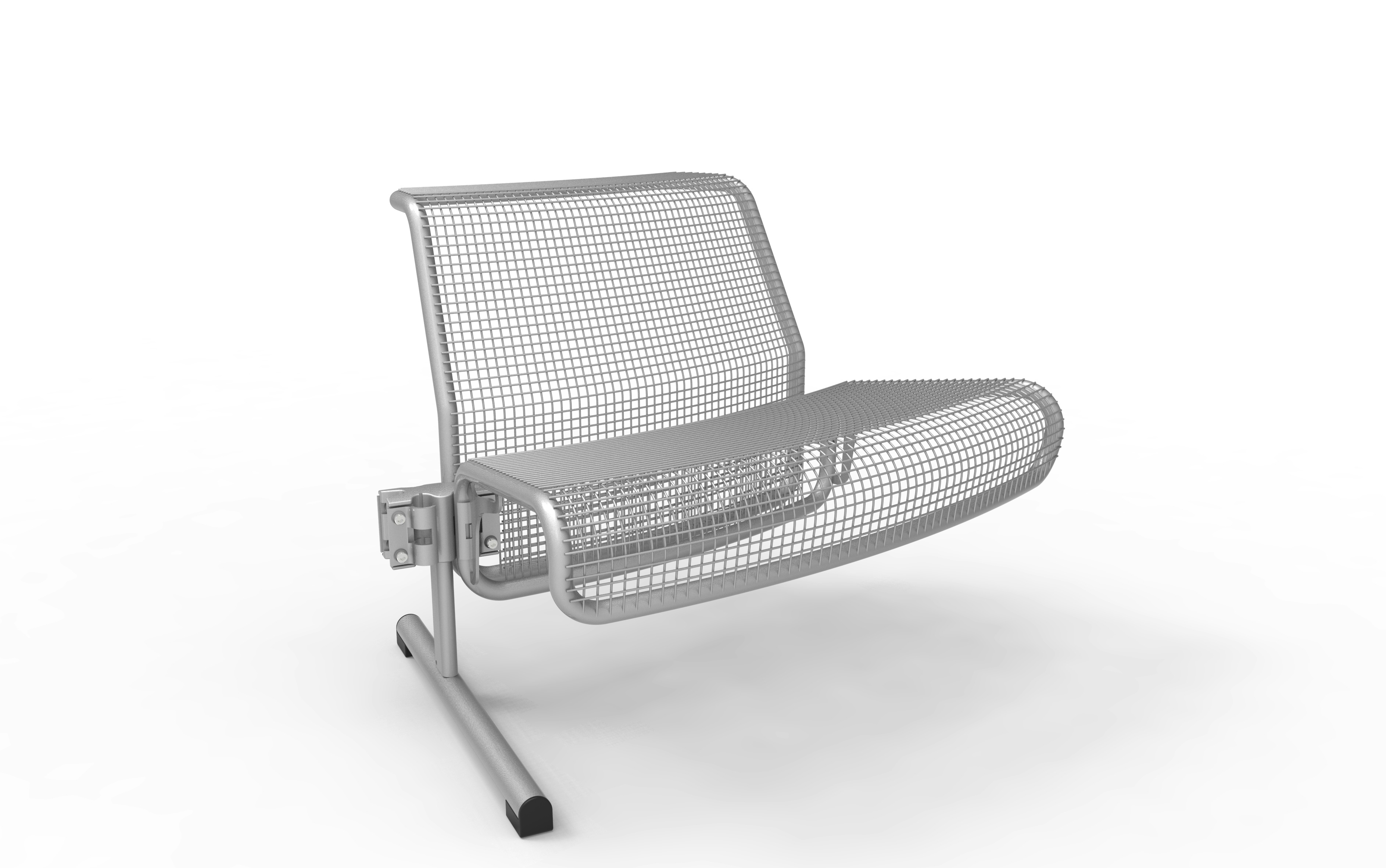 Olympia Anbauelement mit Rückenlehne gebogen außen 1-sitzig (mobil) Produktbild FV S