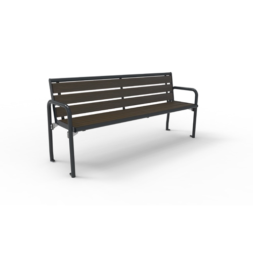 Bank Charisma Style mit Bambus Belattung Dunkel Produktbild