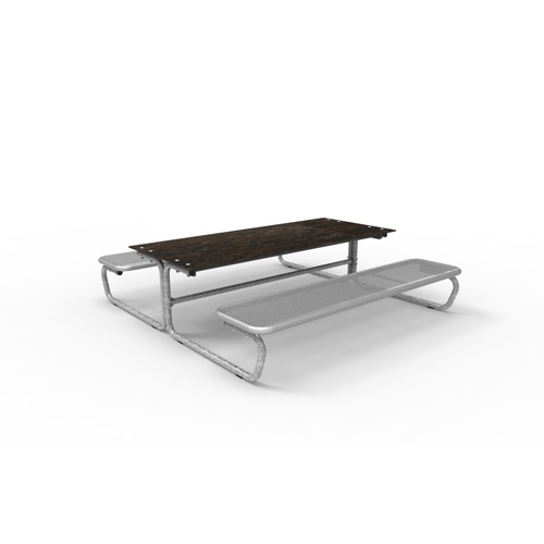 Sitzgruppe Bambino ohne Rückenlehne und Massivtischplatte Produktbild FV S