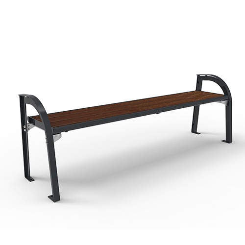 Bank Stella Style ohne Rückenlehne mit Recyclingkunststoffbohlen Produktbild MV S