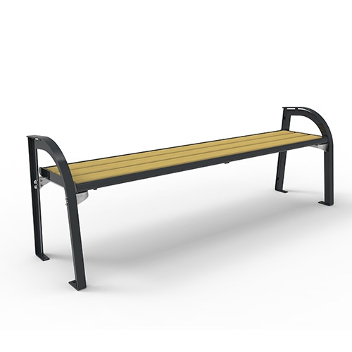 Bank Stella Style ohne Rückenlehne mit Accoyabelattung Produktbild MV S