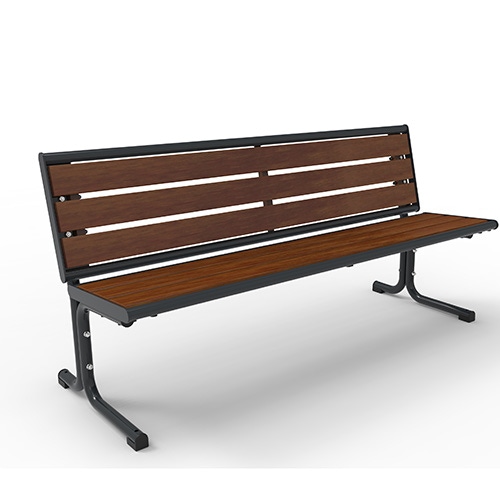 Bank Piazza Plus Style mit Pagholzbelattung - mobil Produktbild MV S