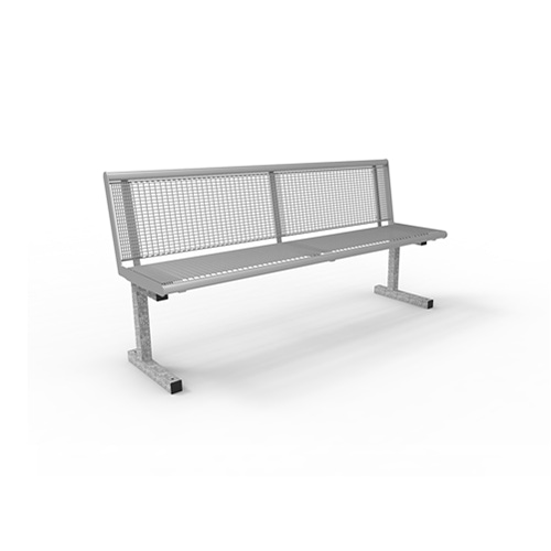 Bank Siena Style mit Drahtgitter und Rückenlehne - mobil Produktbild FV S