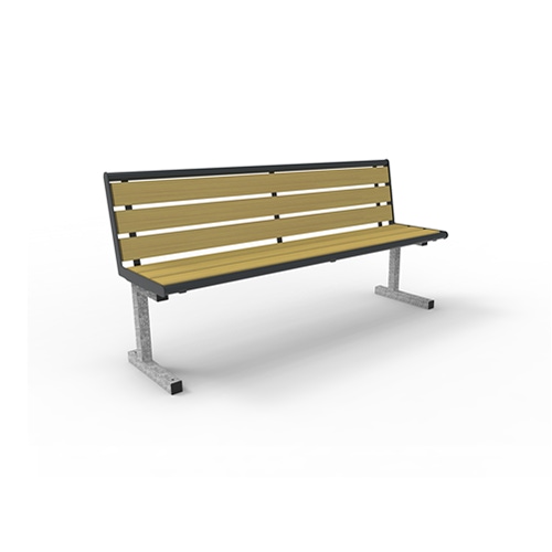 Bank Siena Style mit Accoyabelattung und Rückenlehne - mobil Produktbild