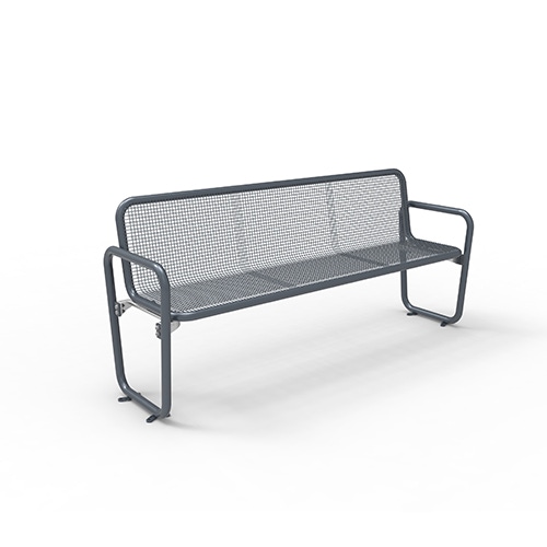 Bank Primavera Harmony mit Armlehne und Rückenlehne - 3-sitzig Produktbild FV S