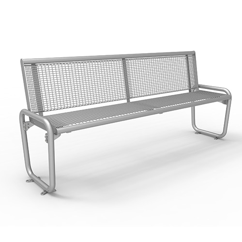 Bank Primavera Style ohne Armlehne mit Rückenlehne - Drahtgitter Produktbild FV S