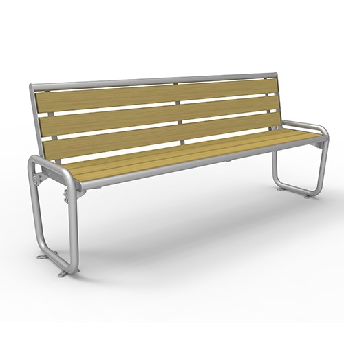 Bank Primavera Style ohne Armlehne mit Rückenlehne - Accoya Produktbild FV S