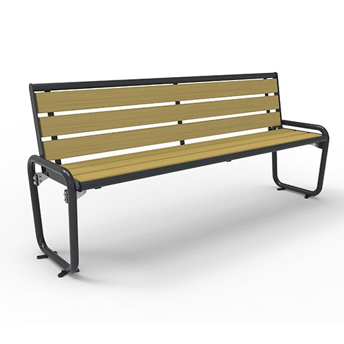 Bank Primavera Style ohne Armlehne mit Rückenlehne - Accoya Produktbild FV S