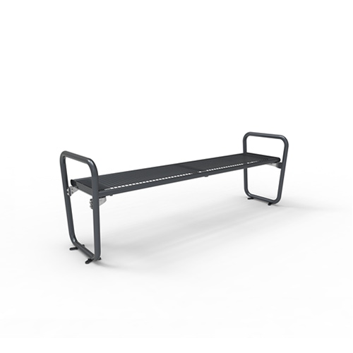 Bank Primavera Style mit Armlehne ohne Rückenlehne - Drahtgitter Produktbild